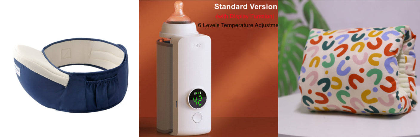 MOMORA Portable Baby Bottle Warmer (USB Rechargeable)