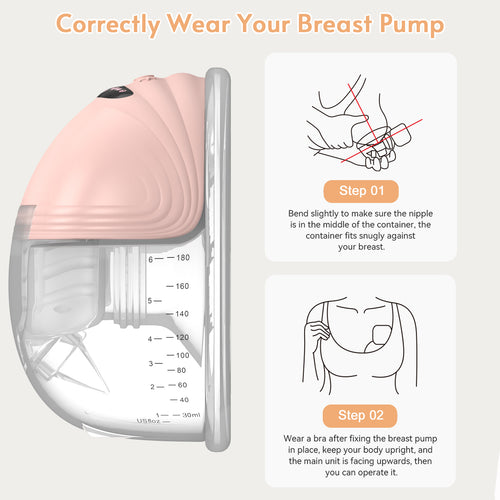 MOMORA™ Electric Wearable Breast Pump – Hands-Free Bilateral Automatic Suction