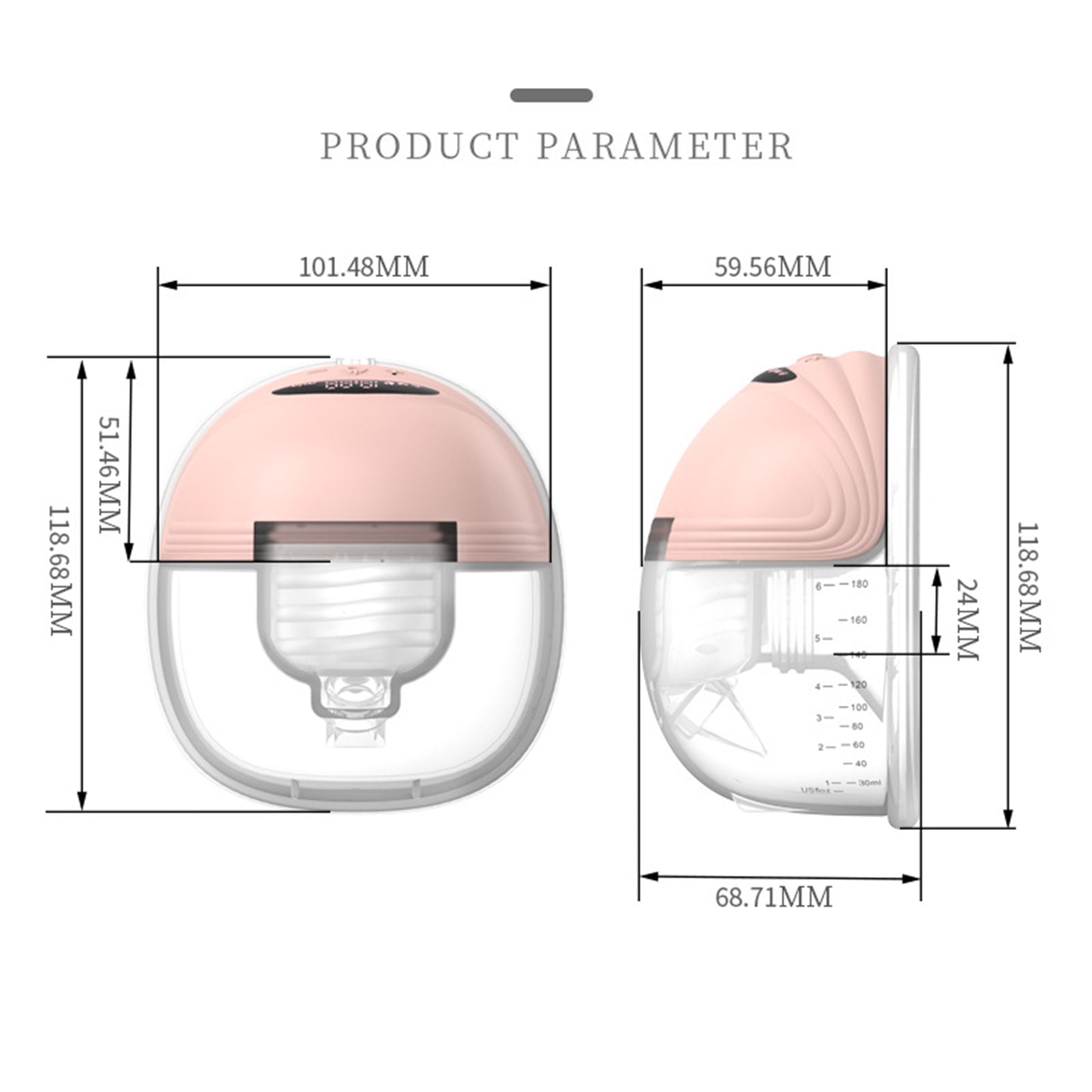 MOMORA™ Electric Wearable Breast Pump – Hands-Free Bilateral Automatic Suction